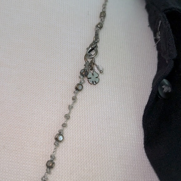 Lucky Brand 18" silver leaf necklace. - Picture 4 of 4